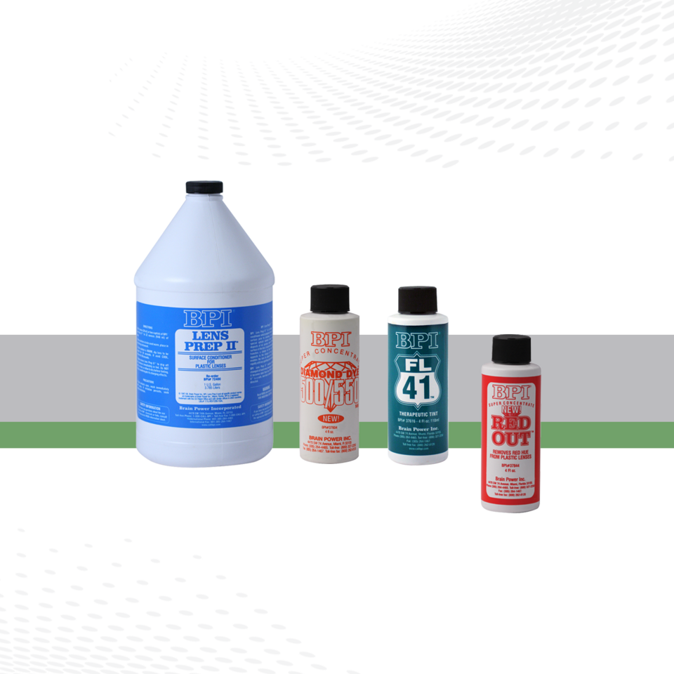 DAC Vision Optical Labs Consumables for tinting DAC