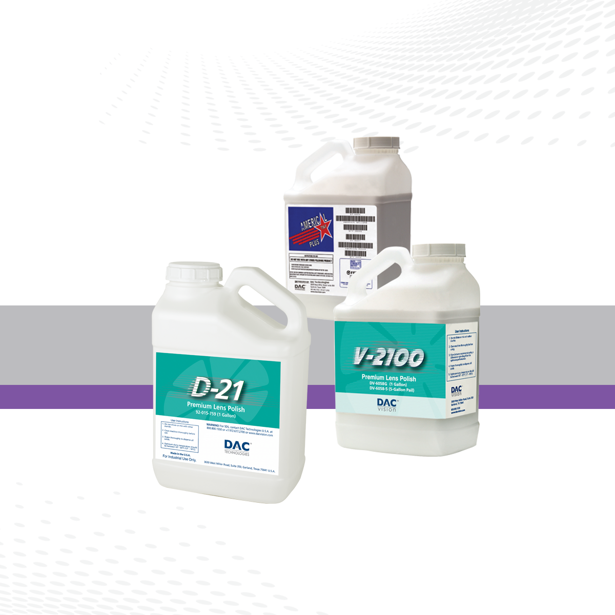 DAC Vision Optical Labs Consumables for Lens Surfacing DAC